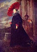 Portrat der Marchesa Elena Grimaldi, Gattin des Marchese Nicola Cattaneo., Anthony Van Dyck